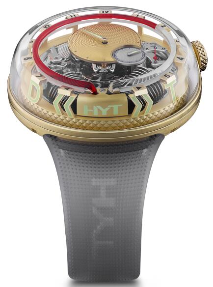 Review HYT h20-time-is-fluid 251-GD-465-RF-RU Replica watch - Click Image to Close